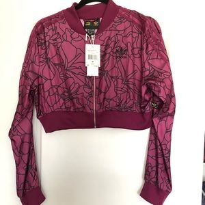 Adidas X Pharrell Williams Cropped Zip Up Medium